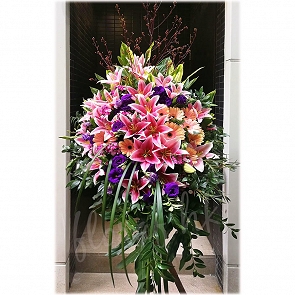 OP94  Hong Kong Grand Opening Flower Basket Stand 開張開業花籃  OP94  Hong Kong Grand Opening Flower Basket Stand 開張開業花籃